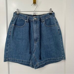 Urban Outfitters BDG Loose Fit Denim Shorts | Size L | Dark Wash